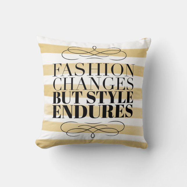 Coussin Les changements de mode, style supporte (Recto)