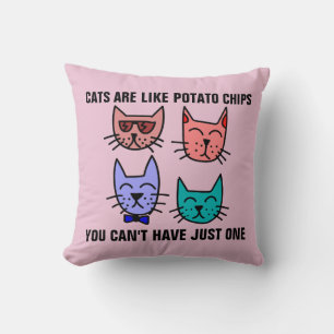 COUSSIN LES CHATS SONT COMME DES CHAUSSURES DE POMME DE TE