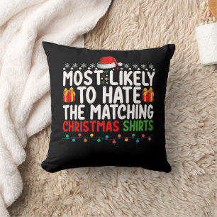 Coussin Les Chemises De Noël Correspondantes Sont Les Plus