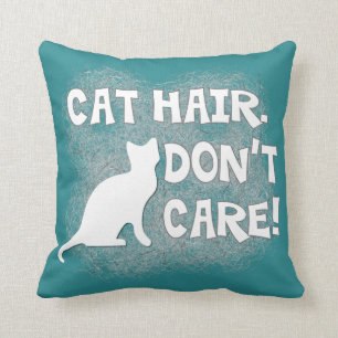 Coussin Les cheveux de chat, ne s'inquiètent pas ! Coussi