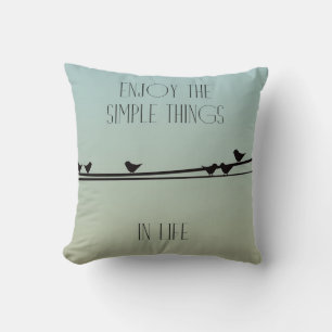 Coussin Les choses simples Oiseaux