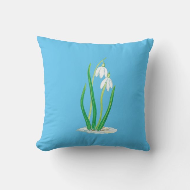 Coussin Les chutes de neige en neige (Recto)