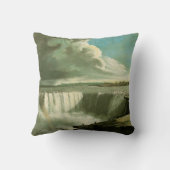 Coussin Les chutes du Niagara depuis Table Rock par John V (Verso)
