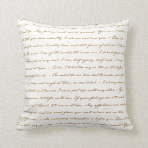 Coussin Les citations de meilleur de Jane Austen