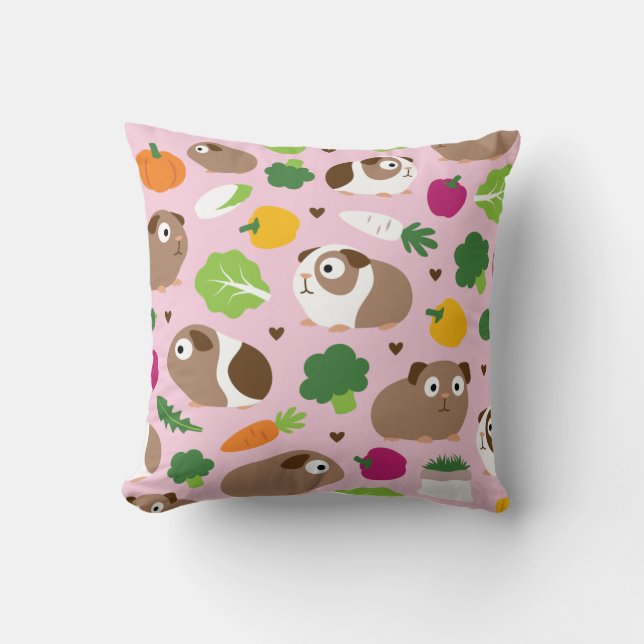 Coussin Les Cochons De Guinée Et Leurs Traitements (Recto)