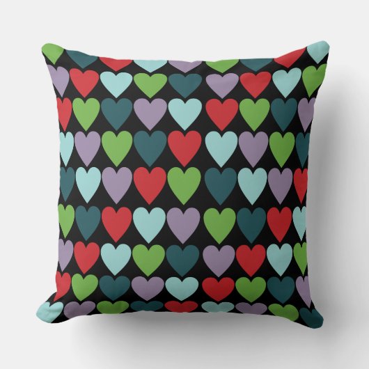 Coussin Les coeurs sont pris (Recto)