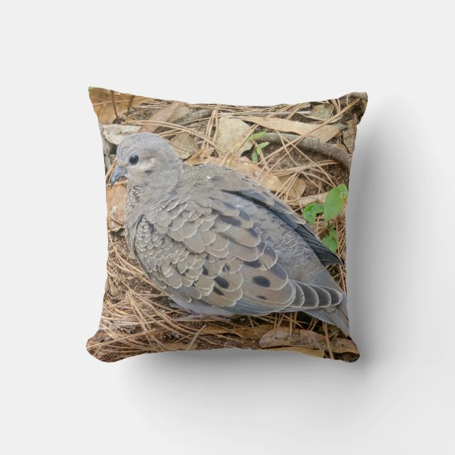 Coussin Les colombes en deuil (Recto)