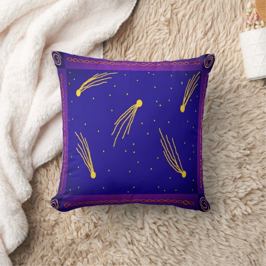 Coussin Les comètes lancent l'oreiller (Couverture)