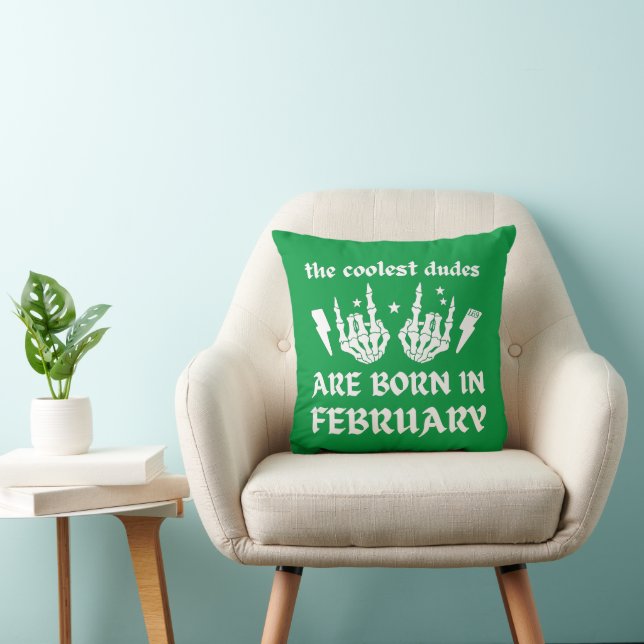 COUSSIN LES COOLEST DUDES SONT NÉS EN FÉVRIER (Chaise)