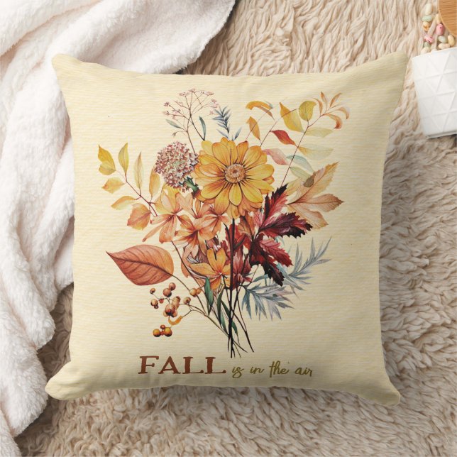 Coussin Les couleurs d'automne tombent dans le bouquet du  (Couverture)