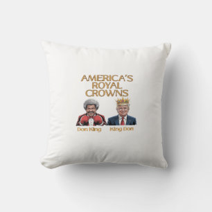 Coussin Les Couronnes d'Amérique et graphique de don