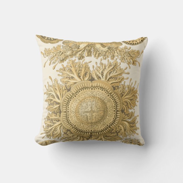 Coussin Les créatures de la mer d'or (Recto)
