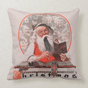 Coussin Les dépenses de Père Noël