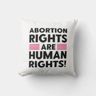 Coussin Les droits à l'avortement sont des droits de l'hom