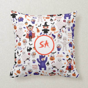 Coussin Les enfants Halloween Costume Party Trick ou Treat
