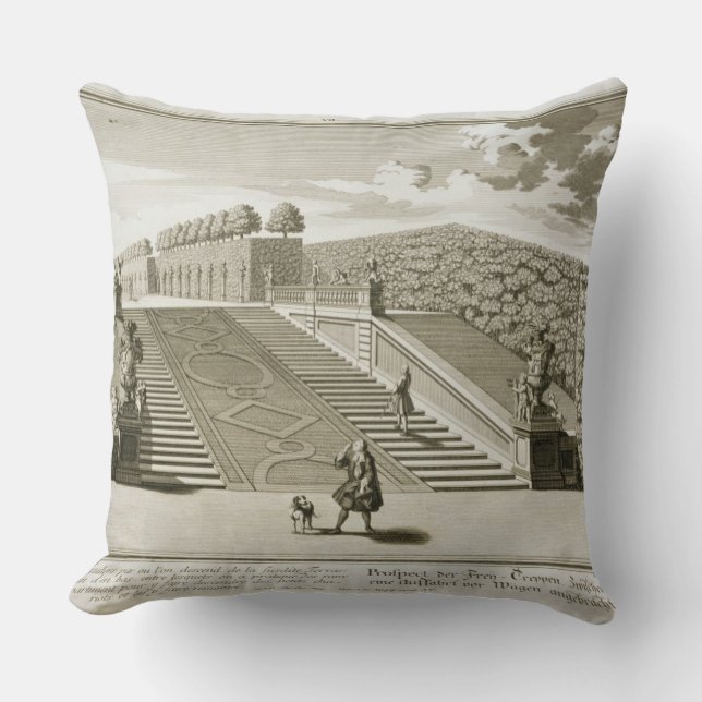 Coussin Les étapes à la terrasse de jardin, palais de (Recto)