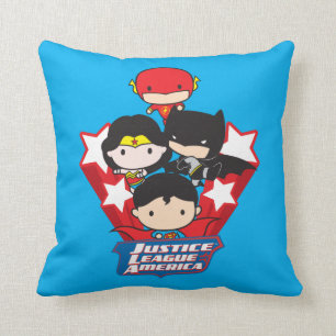Coussin Les étoiles de la Chibi Justice League of America