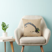 Coussin Les excavatrices préférées des garçons sur le (Chaise)