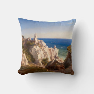 Coussin Les falaises de l'île de Mon par Louis Gurlitt