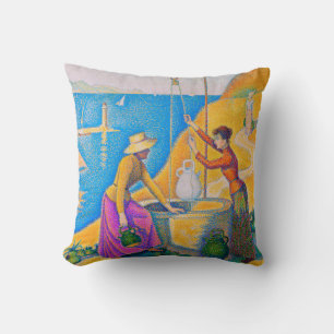Coussin Les femmes dans le puits, Signac