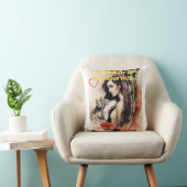 Coussin "Les femmes sont nos héros." (Chaise)