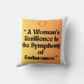 Coussin "Les femmes sont nos héros." (Verso)