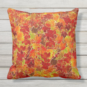 Coussin Les Feuilles de l'érable à la gloire à l'automn