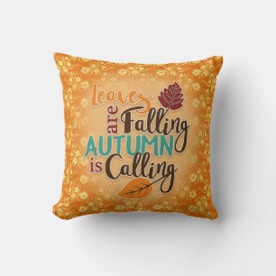 Coussin Les feuilles sont en train de perdre l'automne