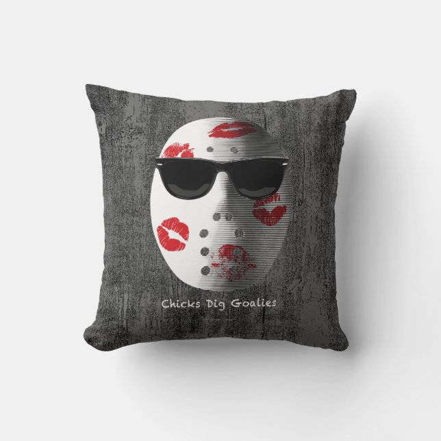 Coussin Les filles adorent les gardiens (Recto)