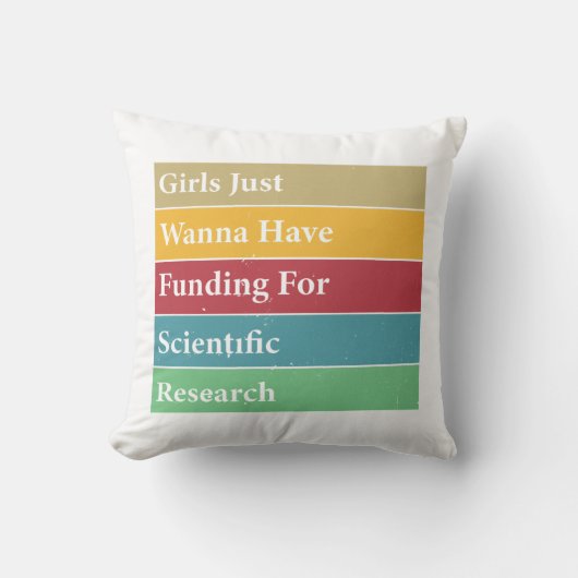 Coussin Les Filles Veulent Juste Avoir Un Financement Pour (Recto)