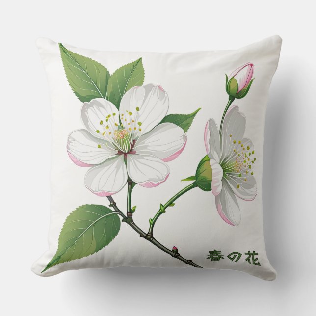 Coussin Les fleurs du printemps (Recto)