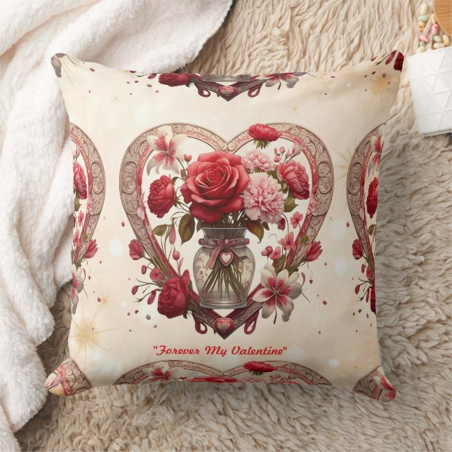 Coussin "Les fleurs intemporelles de l'amour" (Couverture)