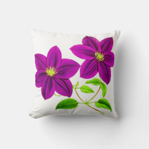 Coussin Les fleurs violettes jettent l'oreiller.