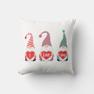 Coussin Les Gnomes de Valentine Je t'aime Cadeau