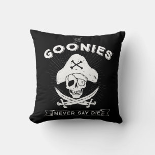 Coussin Les Goonies "Ne jamais dire mourir" Pirate Badge