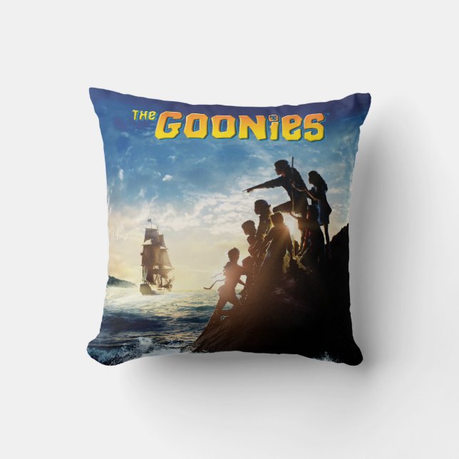 Coussin Les Goonies Pirate Ship Théâtre Art (Recto)