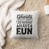 Coussin Les goules veulent juste s'amuser SVG Halloween vi (Couverture)