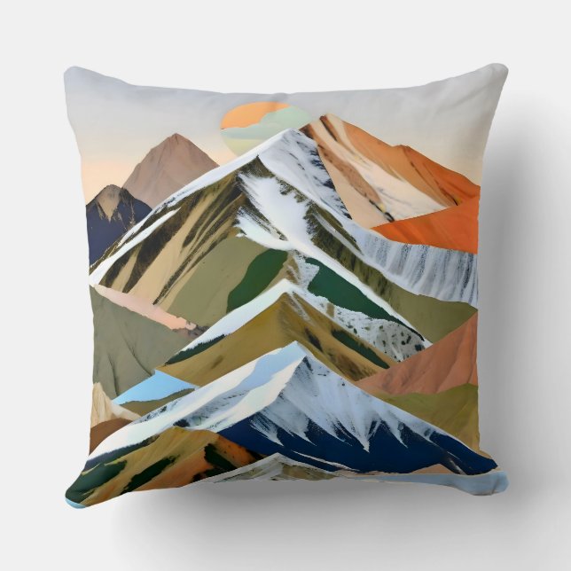 Coussin Les Grandes Montagnes (Verso)
