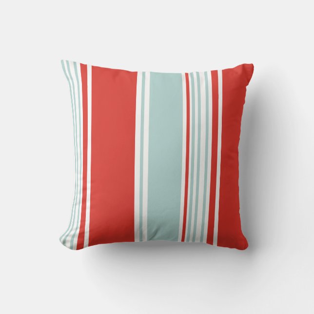 Coussin Les Grandes Rouges et Bleues (Recto)
