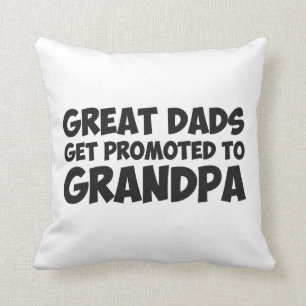 Coussin Les grands papas obtiennent favorisés au