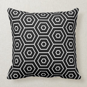 Coussin Les hexagones donnent au motif géométrique