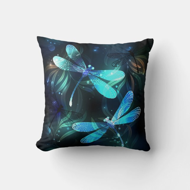 Coussin Les libellules du lac (Recto)