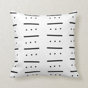Coussin Les lignes et les points modernes ont modelé le