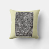 Coussin Les mâchoires du destin (Verso)