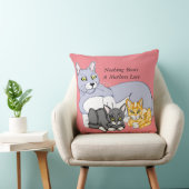 Coussin Les Mères Aiment Le Chat Et Les Chatons (Chaise)