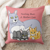 Coussin Les Mères Aiment Le Chat Et Les Chatons (Couverture)