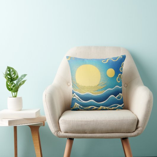 Coussin Les mers d'Or (Chaise)