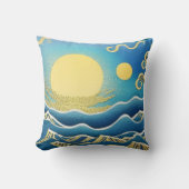 Coussin Les mers d'Or (Recto)