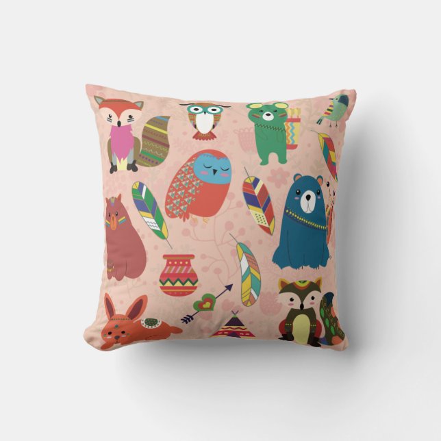 Coussin Les mignons animaux (Recto)