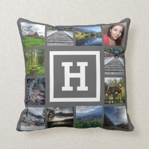 Coussin Les monogrammes de do-it-yourself avec 24 photos 2